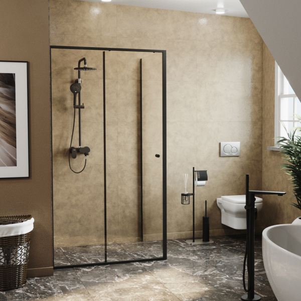 Душевой уголок (140х100)  WasserKRAFT Dill 61S37